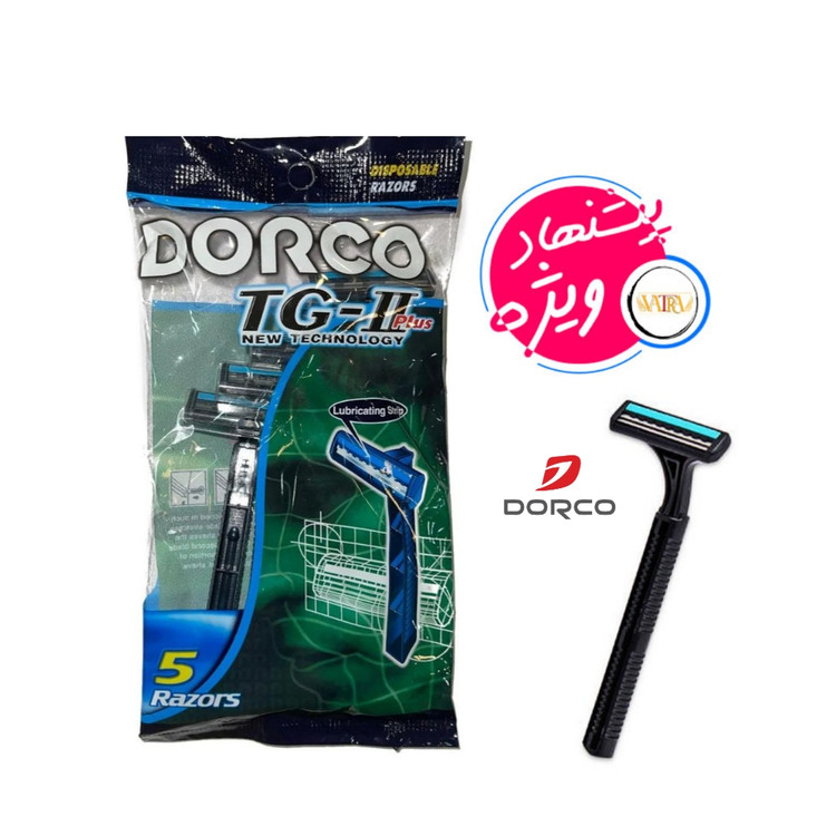 خودتراش مردانه دورکو TG-II Plus بسته 5 عددی
