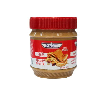 کره بادام زمینی ساده راستی RASTI قوطی 340 گرم مدل Creamy | بروزرسانی قیمت 27 آبان ماه