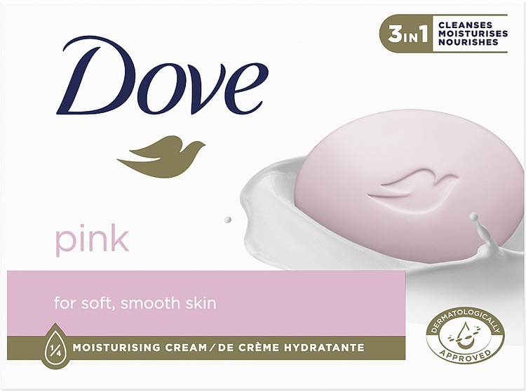 صابون زیبایی داو صورتی حجم135g اصل 5 رایحه و مدل - Dove