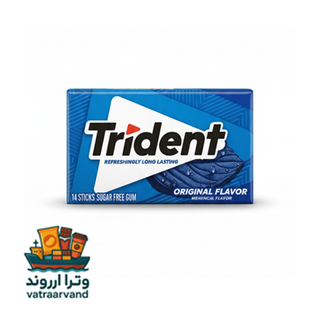آدامس تریدنت Trident طعم اصلی Original Flavor رنگ آبی | قیمت واقعی | کالای اورجینال | مرجوعی بدون سوال