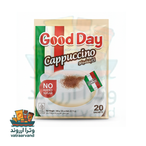 کاپوچینو بدون شکر گود دی 20 عددی Good Day | بروزرسانی قیمت 9 آذر ماه