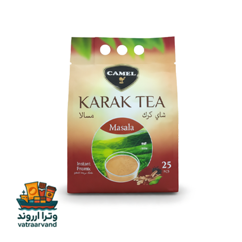 چای کرک ماسالا کمل ۲۵ عددی | Camel Karak Masala| قیمت واقعی | کالای اورجینال