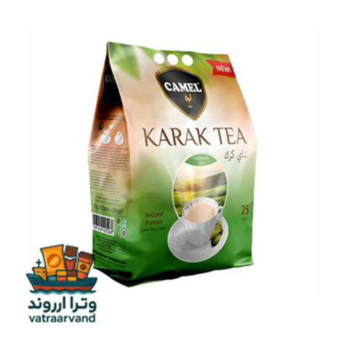 چایی کرک کمل camel با طعم هل ساشه 25 عددی | تضمین اصالت | مرجوعی بدون سوال