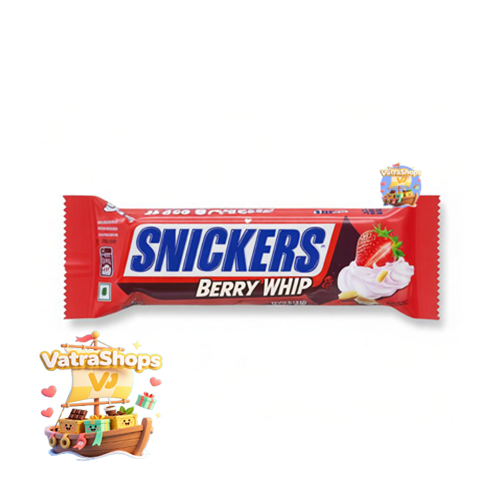 شکلات اسنیکرز با طعم توت فرنگی و مغز بادام زمینی 40 گرمی