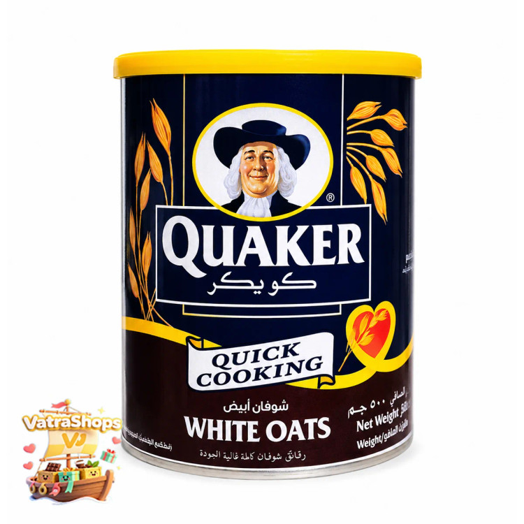 جو دوسر پرک کواکر Quaker Oats قوطی 500 گرمی اصل