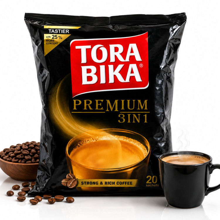 Torabika Premium 3 in 1 coffee packaging
