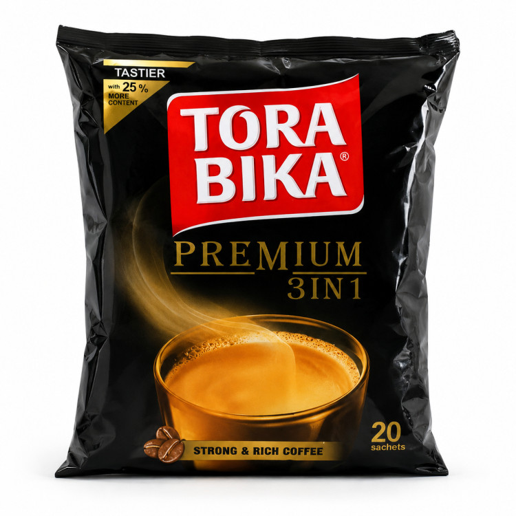 Torabika Premium 3 in 1 coffee packaging