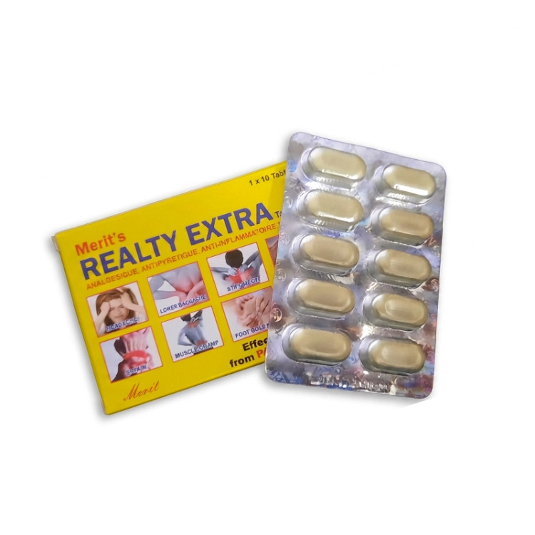 قرص هشت درد اکسترا زرد Reality Extra