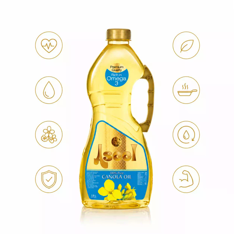 روغن کانولا Aseel اورجینال 1.5 لیتر اصلی