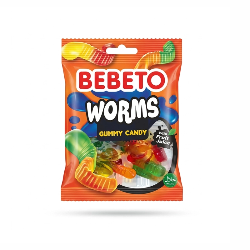 پاستیل ببتو طرح کرم خاکی (Worms)